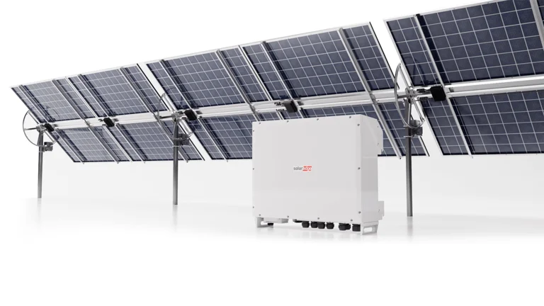 Complete solar panel installation sequence on property